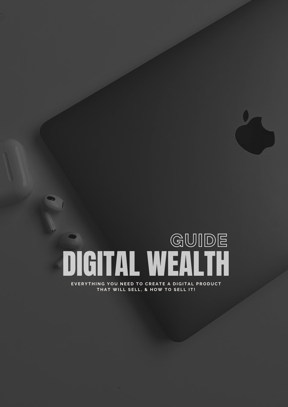 Digital Wealth Guide cover — an eight-chapter PDF on selling digital products